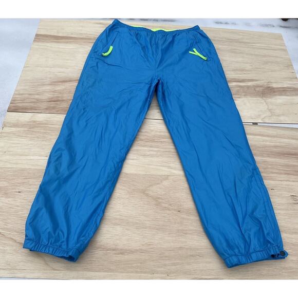 Vintage Columbia Sportswear Company Windbreaker Jogging Pants Men's‎ Blue Sz. XL - Picture 1 of 5